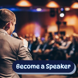 Person speaking at the Business Conference