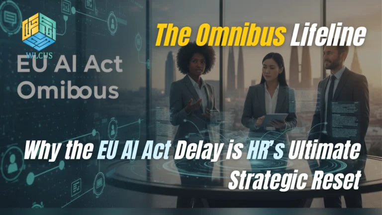 The Omnibus Lifeline: Why the EU AI Act Delay is HR’s Ultimate Strategic Reset
