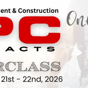 EPC Contracts Management Masterclass 2026 | Single Delegate Pass