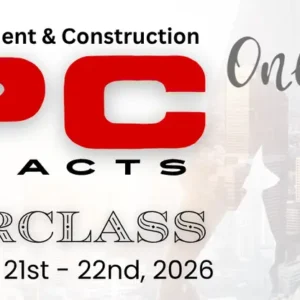 EPC Contracts Management Masterclass 2026 | Triple Delegate Pass