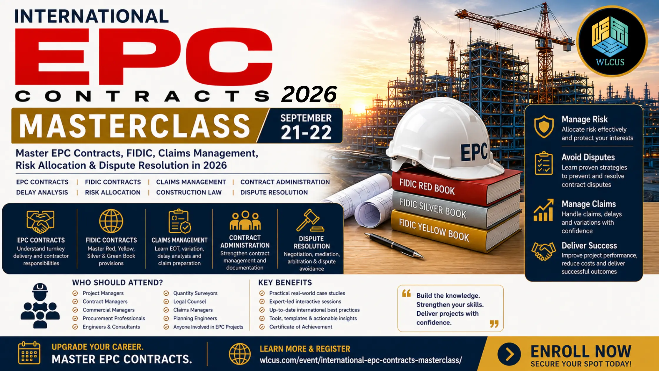 EPC Contracts Masterclass | FIDIC & Claims Training