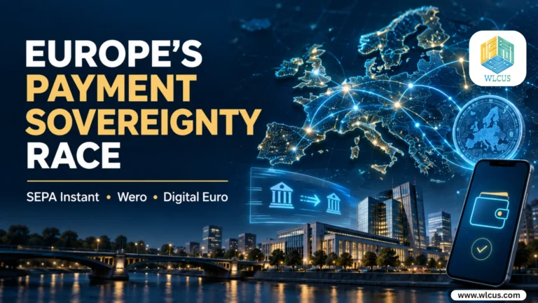 European payment sovereignty represented by SEPA Instant, Wero and Digital Euro infrastructure connecting banks and merchants across Europe